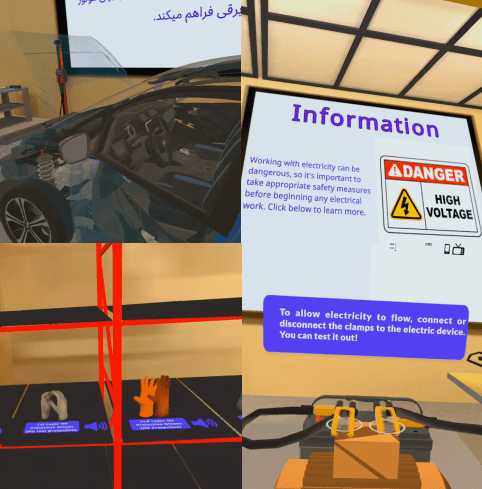 Safety and Electrical Virtual Reality Room