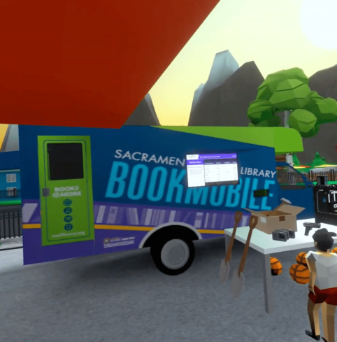 Sacramento's Public Library Bookmobile